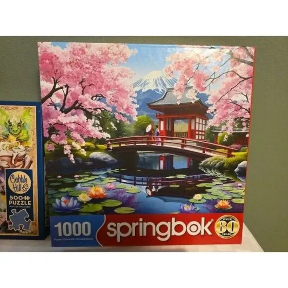 Lot Of 4 Jigsaw Puzzles 3-500 Pc,  1-1000 Pc